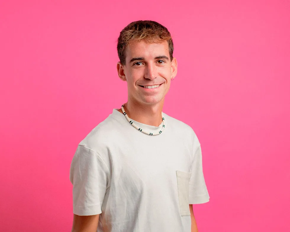 Retrato de Ignacio para la sección de testimonios de Enki.