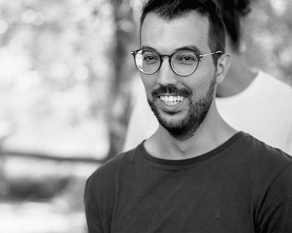 Retrato de Manuel para la sección de testimonios de Enki.