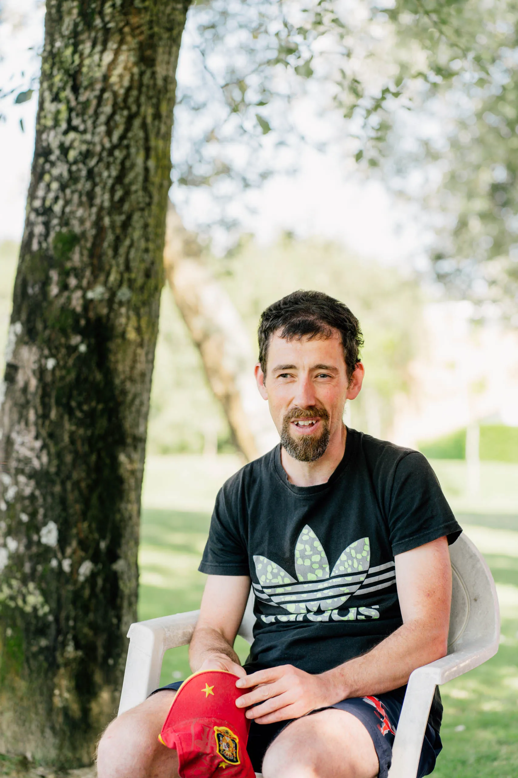 Retrato de Víctor para la sección de testimonios de Enki.